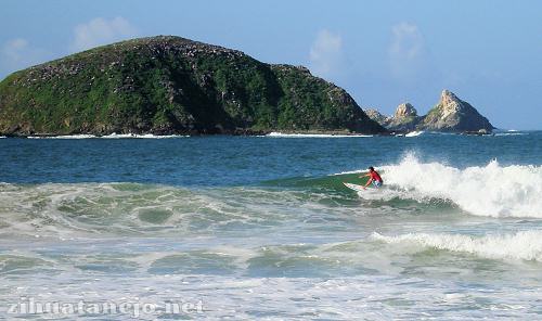 Surfer at the Karma Surfer National Competition at Las Escolleras, Ixtapa Surfer at the Karma Surfer National Competition at Las Escolleras, Ixtapa