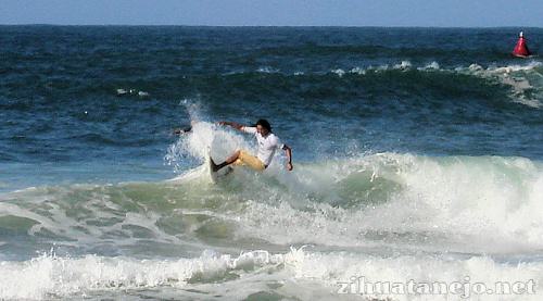 Surfer at the Karma Surfer National Competition at Las Escolleras, Ixtapa Surfer at the Karma Surfer National Competition at Las Escolleras, Ixtapa