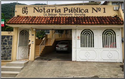 OFICINA NOTARIA PUBLICA No. 1, ZIHUATANEJO-IXTAPA, GUERRERO, MEXICO